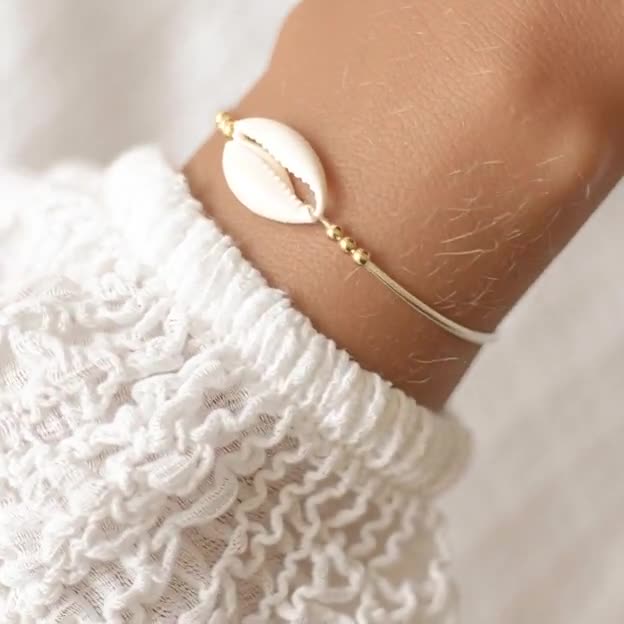 Bracelet Cauri paradise coquillage en couleurs Belle mais pas que