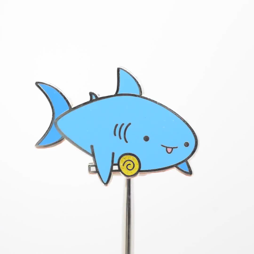 Enamel Pin - Shark Friends - Pancake Shark, Donut Shark, Candy Shark, Baby  Shark, Carrot Shark, and Goldfish Shark, image size:1080x1080