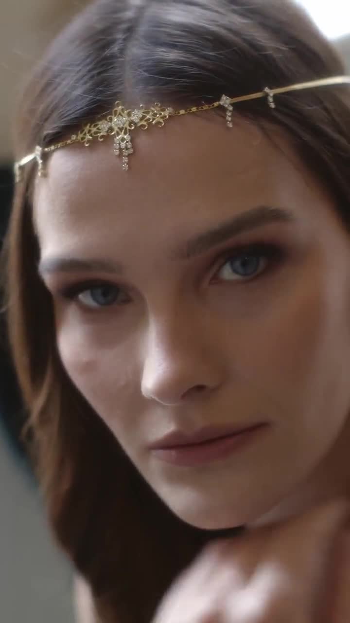 Bridal Forehead Jewelry, Boho Headpiece -  Canada