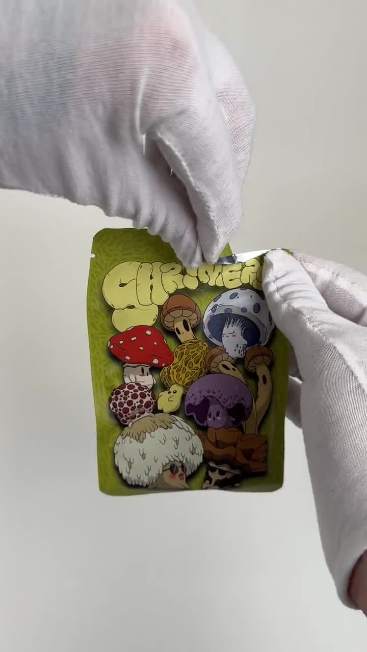 Shroomers Mushroom Enamel Pin Blind Bag • Mystery Pin Drop • Glow in the Dark Ghost Pin • Collectible Fungi Pins • Kawaii Cottagecore Gift video poster