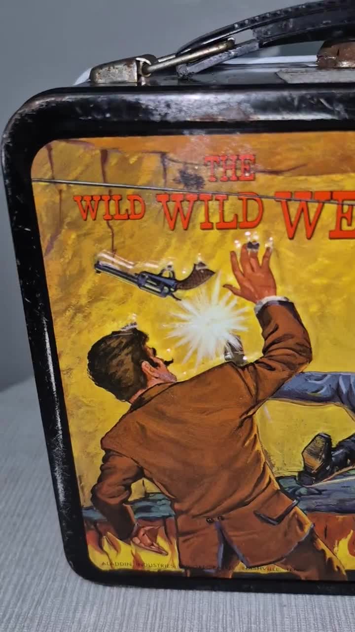 Vintage 1969 Wild Wild West Lunchbox With Thermos - Etsy
