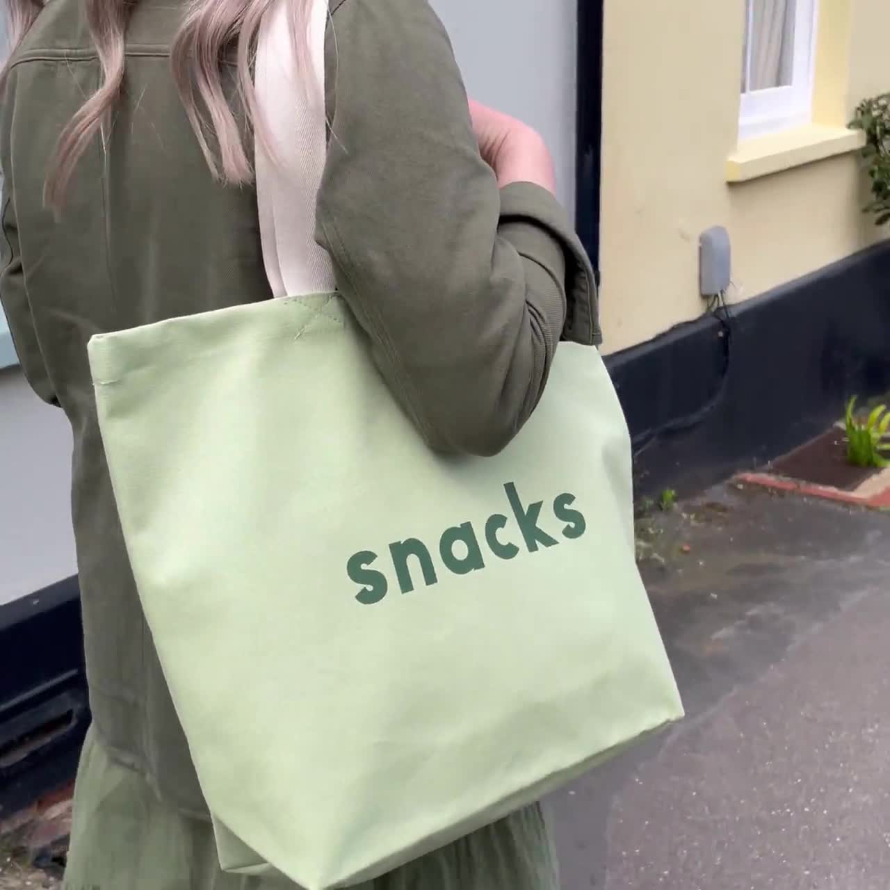 Buy Snacks Canvas Bag Canvas Tote Cotton Shopper Carry Snacks Bag Canvas  Tote Bag Canvas Bag Canvas Shopper Bag Large Tote Bag Online in India 