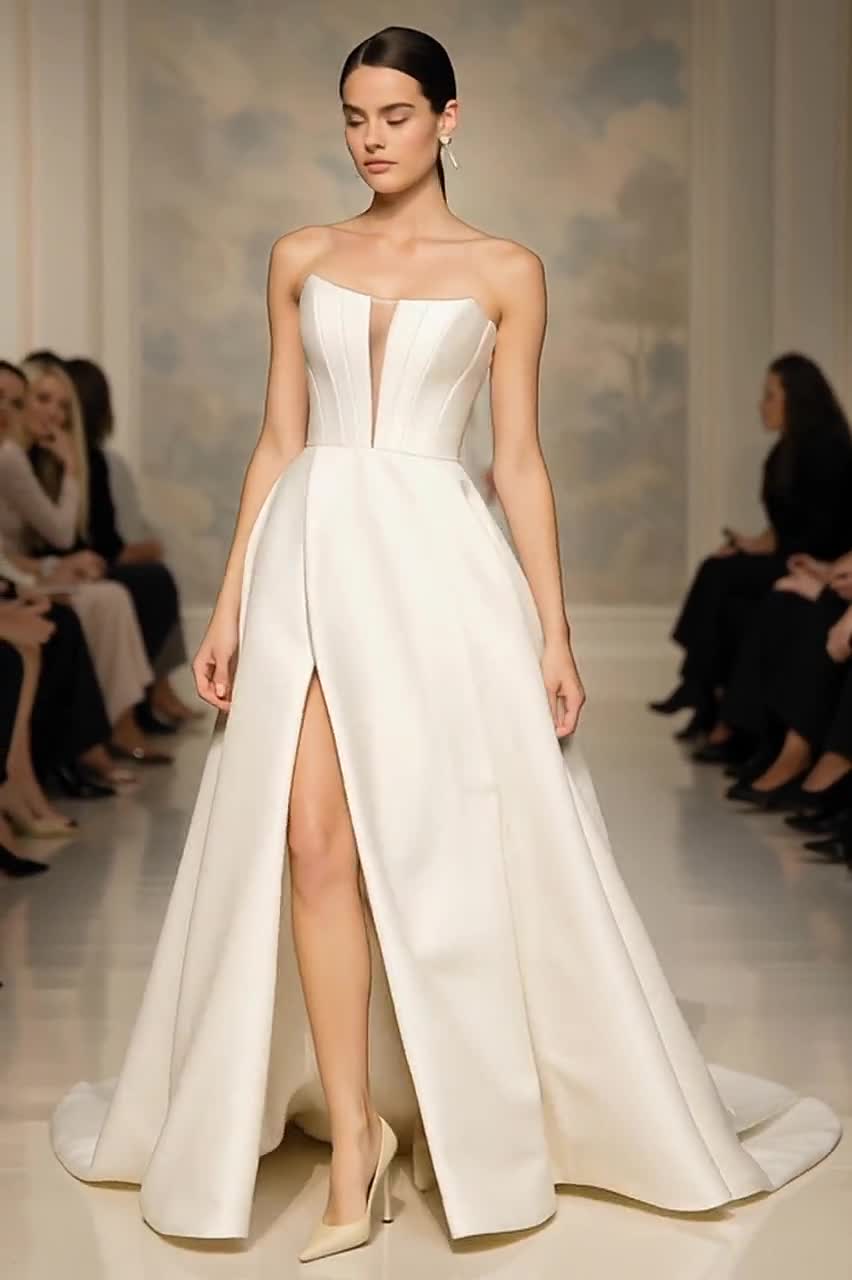 corset wedding dress patterns Pattern: Cupped Wedding Dress with Open Back
