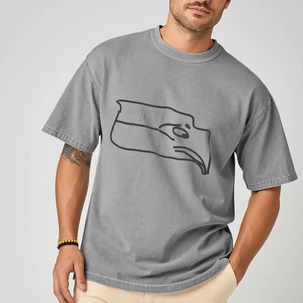 Camiseta meme del equipo de fútbol de Seattle con el logotipo dibujado a mano de Sam Darnold, divertida camiseta deportiva de Seattle, regalo para fanáticos del fútbol, camiseta ganadora del campeonato video poster