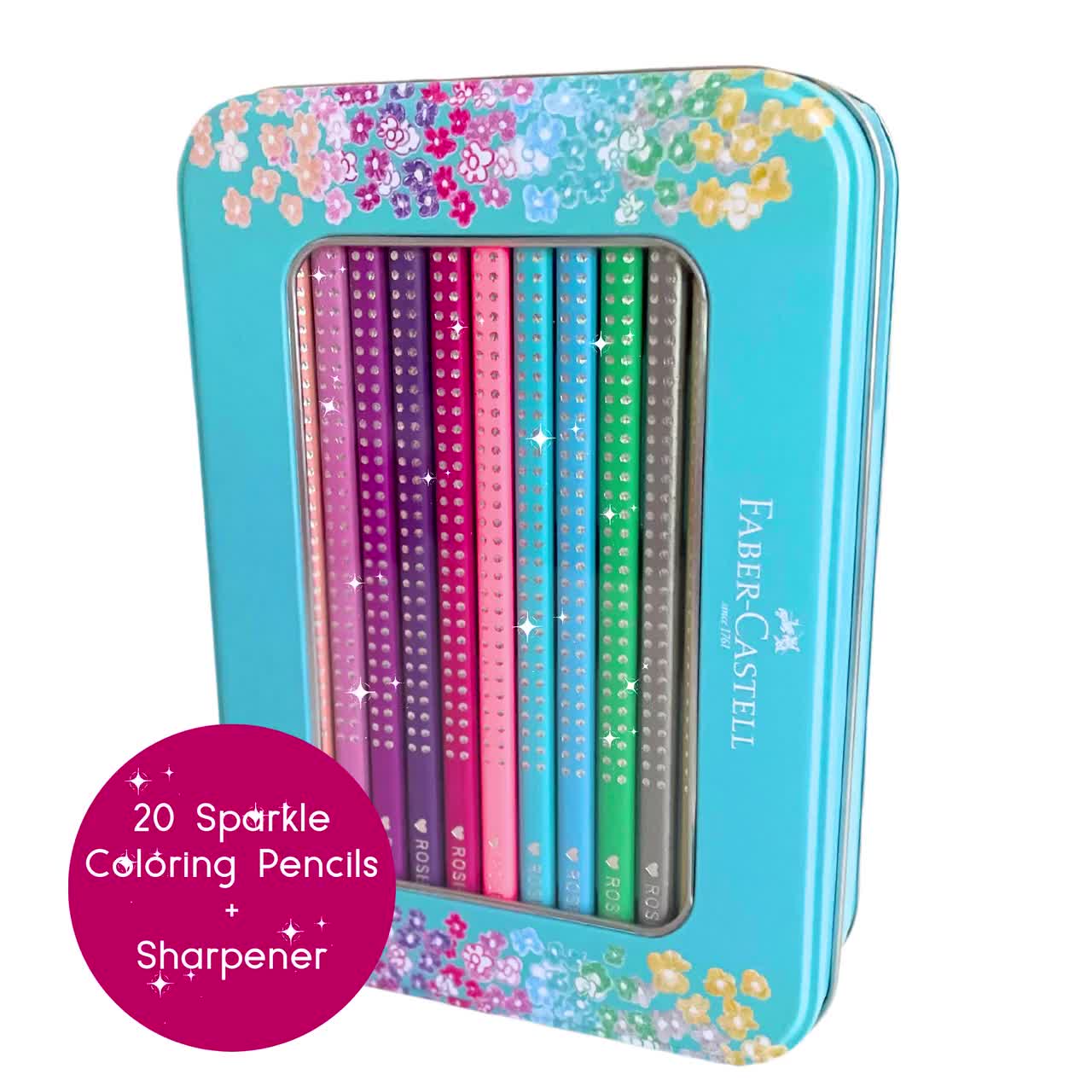 Sparkling creative: Sparkle coloured pencils in great gift sets