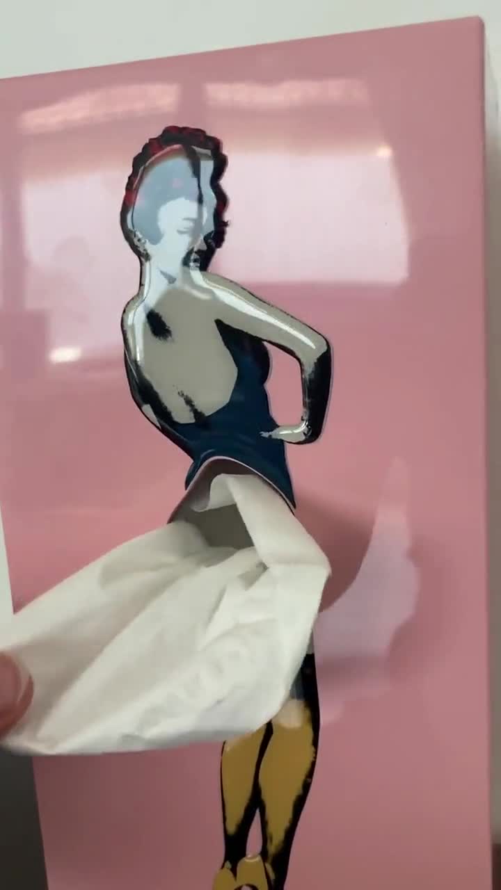 Spextrum Cosmetic Tissue Holder Tissue Box With Flying Skirt