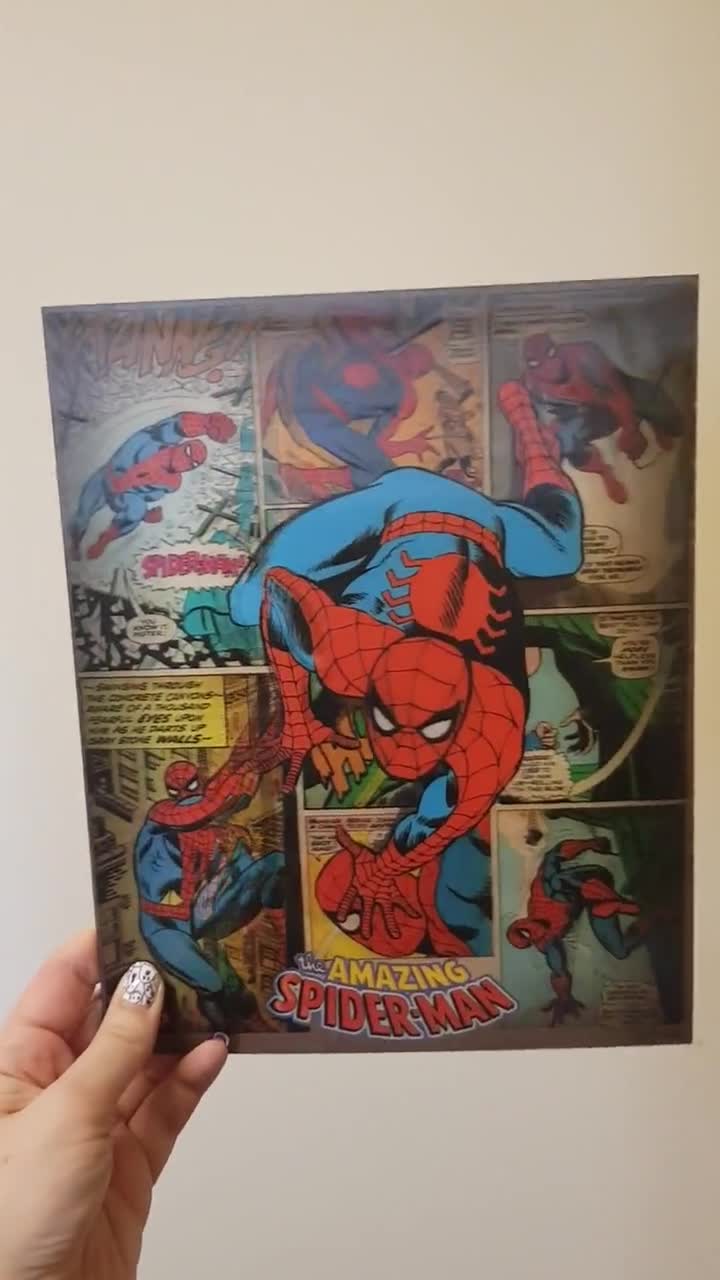 Spidey & Friends Lenticular Wood Wall Decor