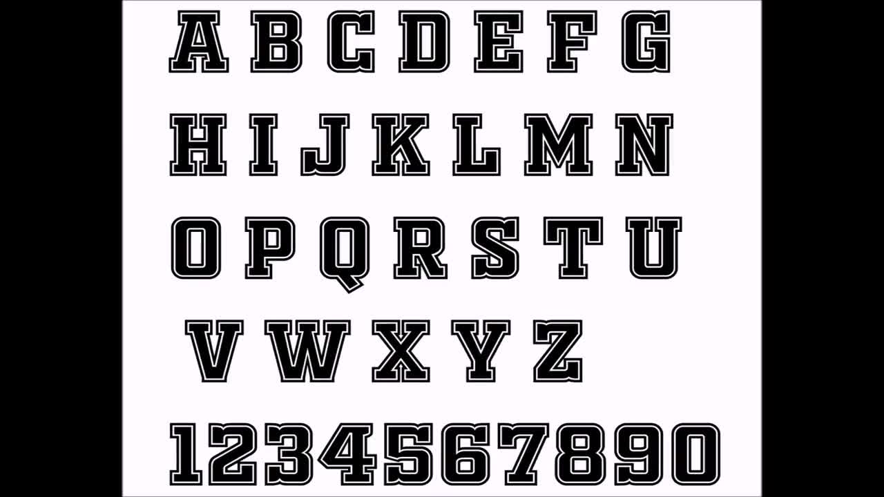 Baseball Stitch Font Baseball Font Svg Baseball Alphabet With Stitches  Baseball Lace Letters Baseball Sport Font Varsity Font College Font