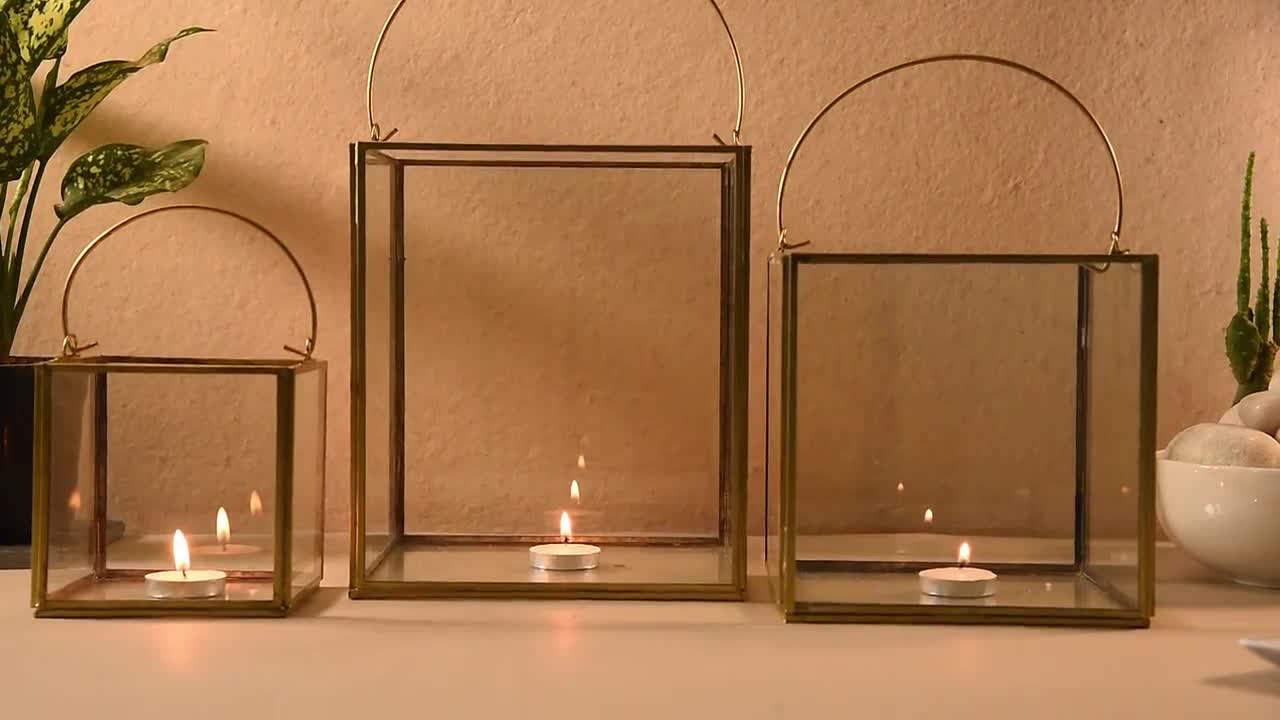 PORTACANDELE IN VETRO Murano Con Avventurina, Vintage Anni 60' O 70