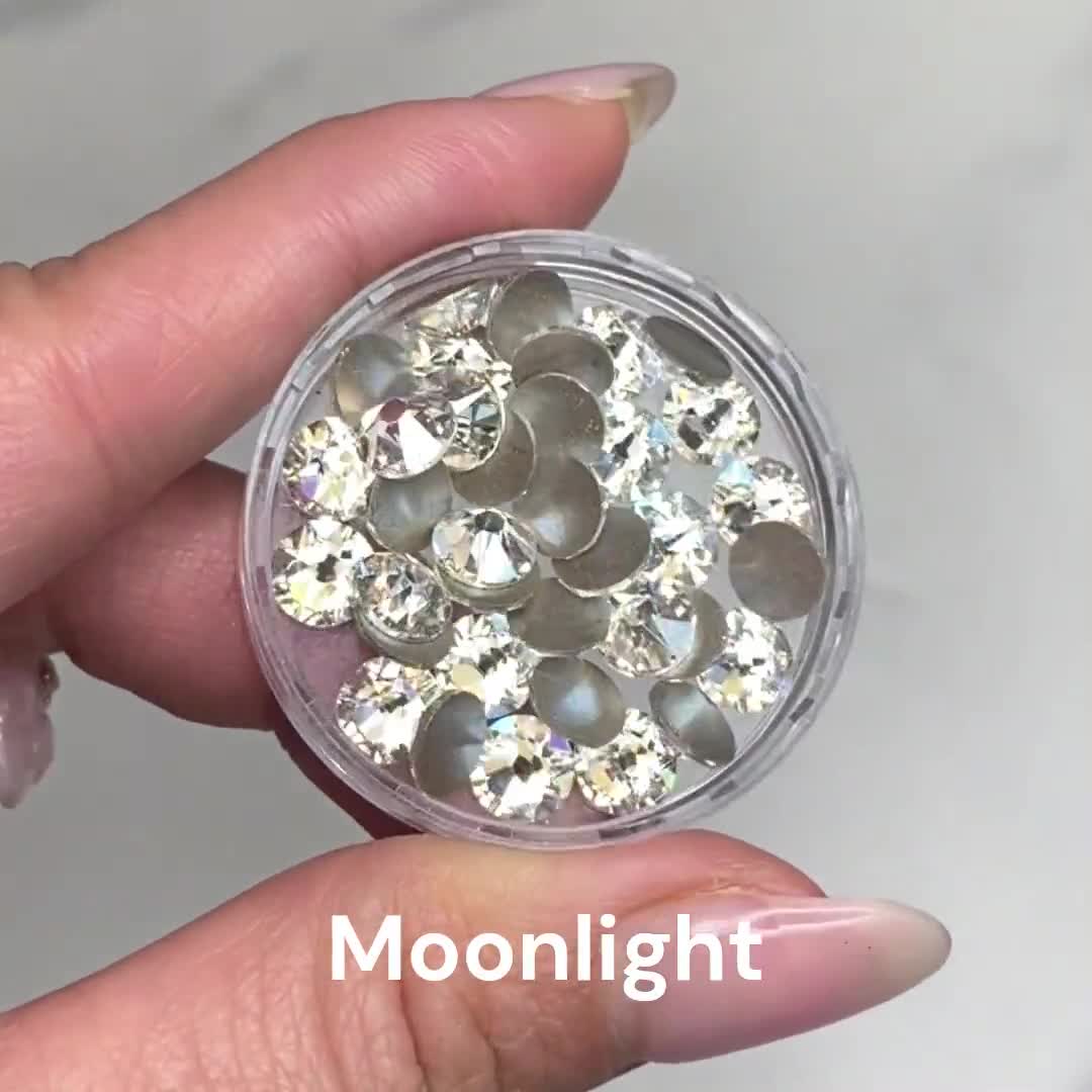 Crystal Moonlight (001 MOL) Swarovski 2088 XIRIUS 34ss Flatbacks