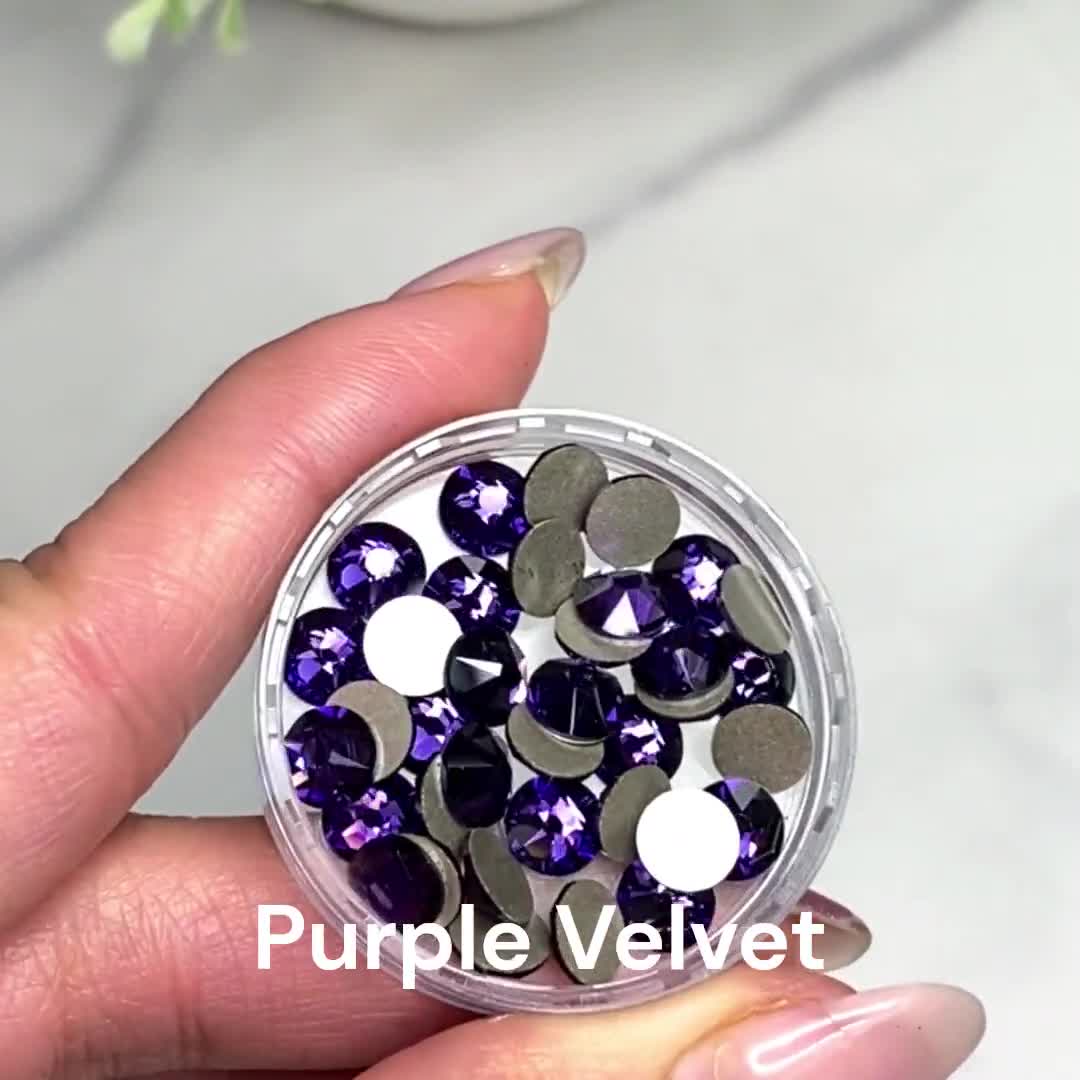 #限定 スワロフスキー#4228 6x3mm Col.Purple Velvet il_fullxfull.2050215443_9irn.jpg