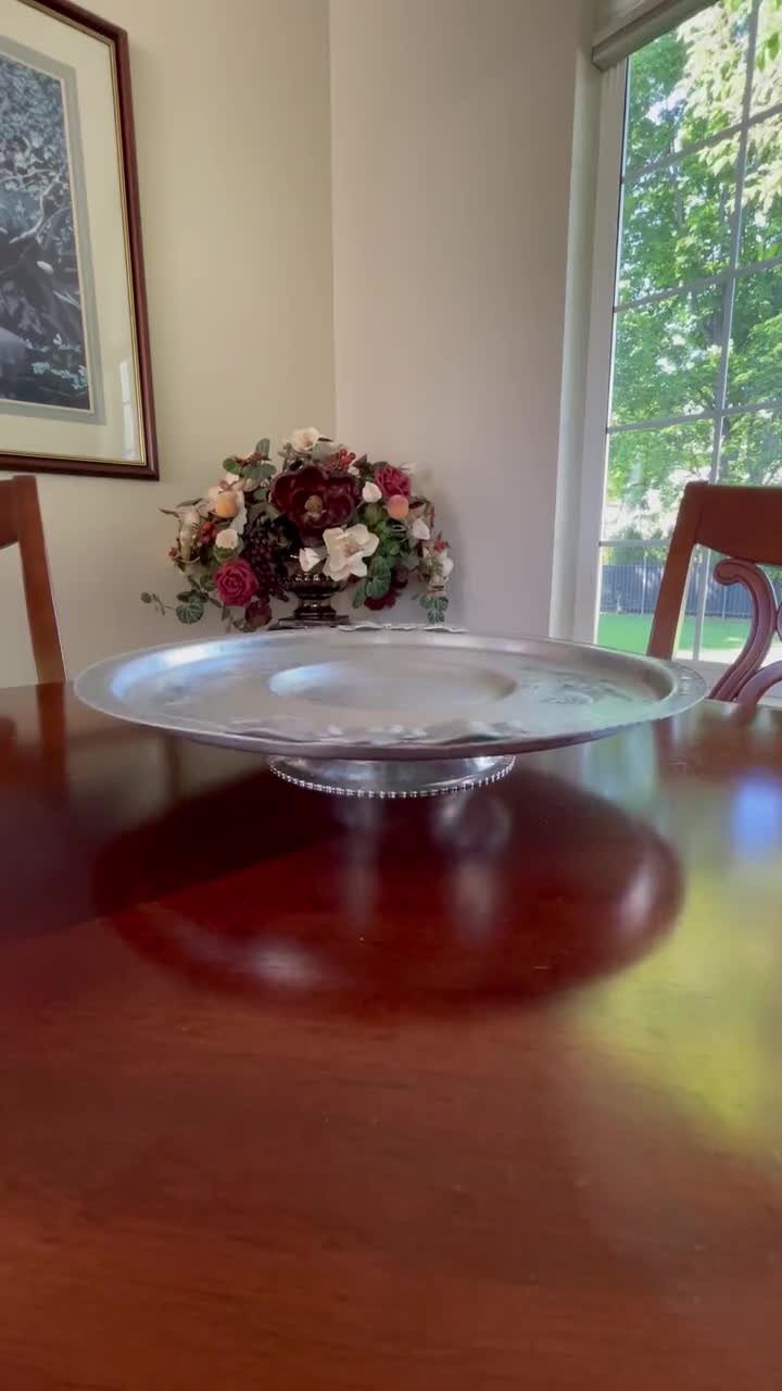 廃盤　リスト・ポートレート（３０ＣＤ＋ＣＤ－ＲＯＭ Vintage Rodney Kent Hand-wrought Hammered Aluminum Lazy Susan Tray