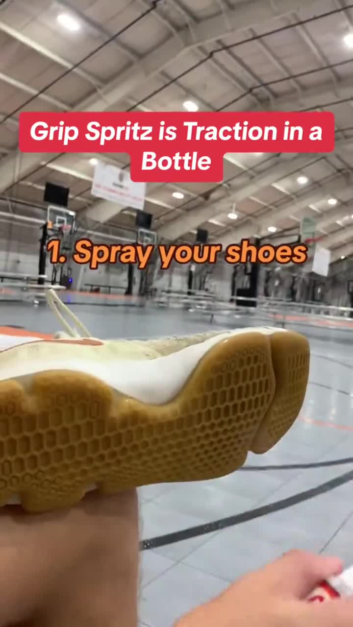 Grip Spritz Basketball Shoe Traction Spray Court Grip 