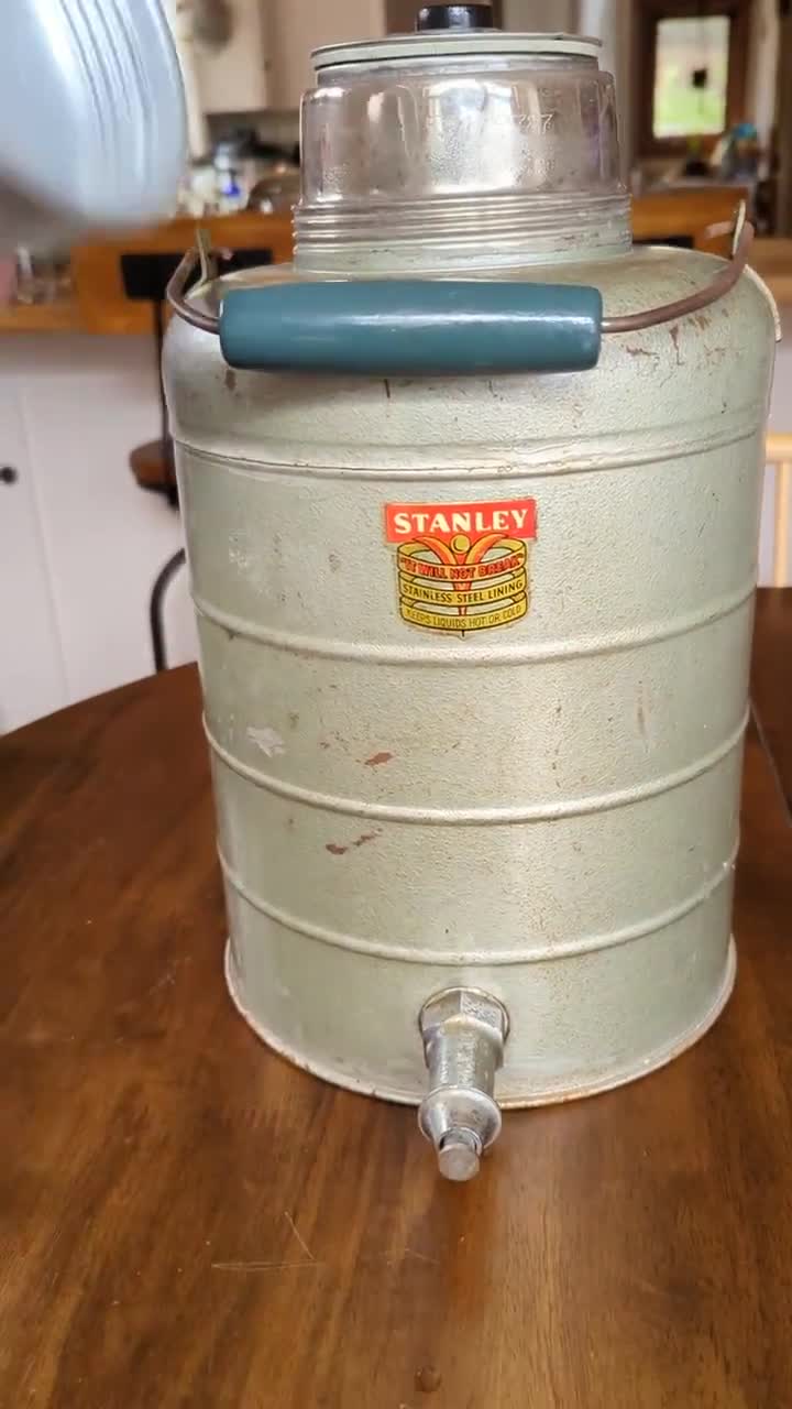 1940s Stanley It Will Not Break Thermal Water Dispenser Cooler W