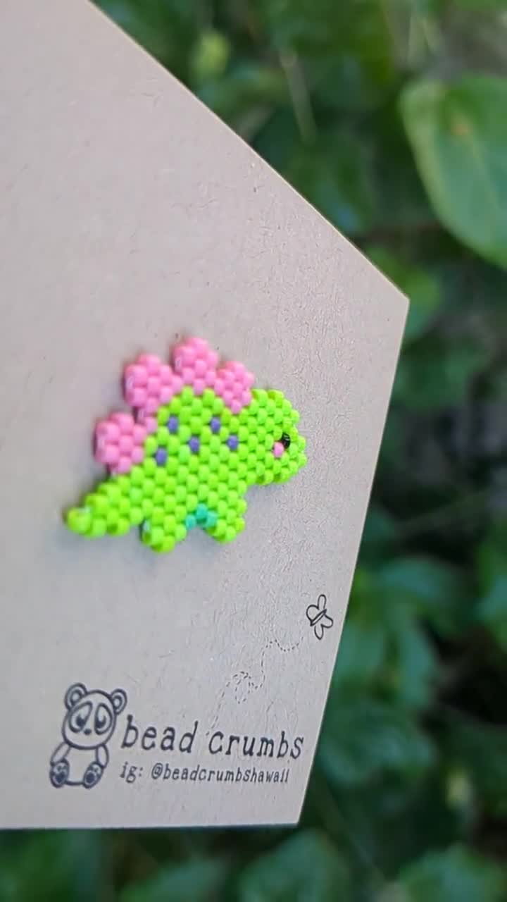 Cute stegosaurus perler bead pattern, Cute stegosaurus perl…