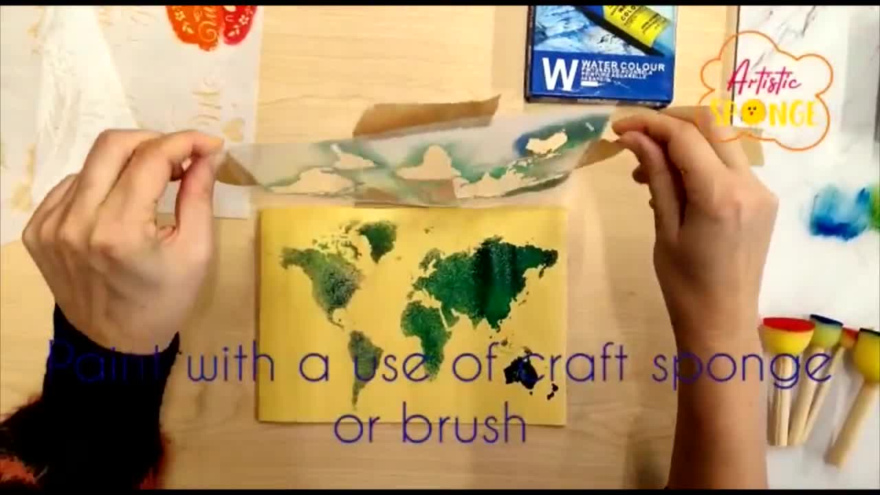 4-Pack Crown Stencil Templates - 11.7x8.3 Inch Reusable Princess Queen Painting Stencils