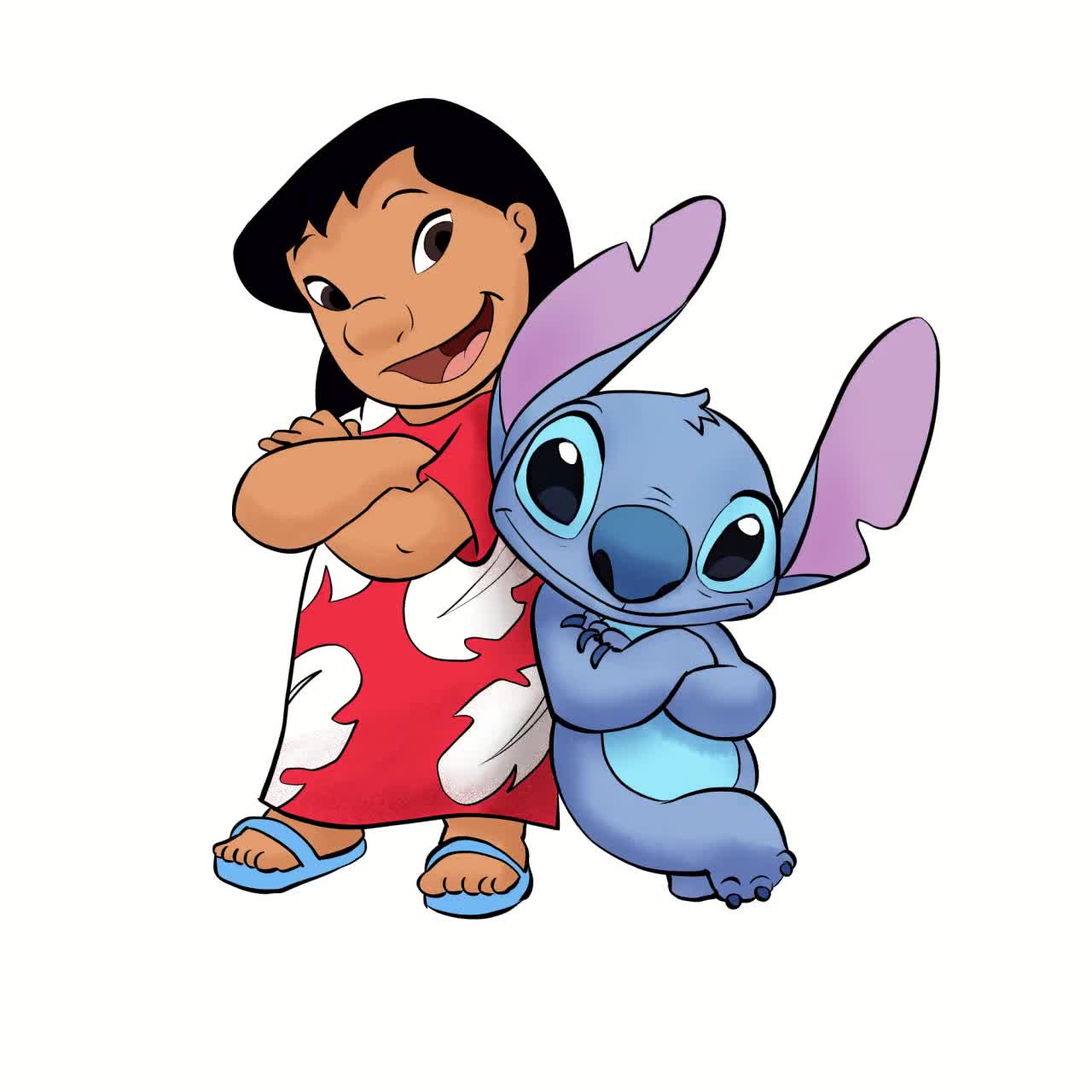 リロ アンド スティッチ クリップアート セット、リロ アンド