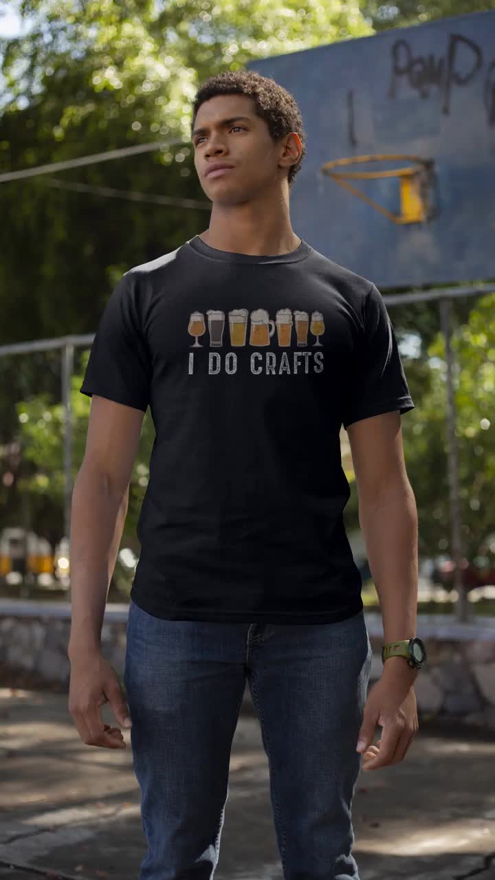 Craft Beer Vintage T Shirt I Do Crafts Home Brew Art SVG PNG Files –  creativeusarts