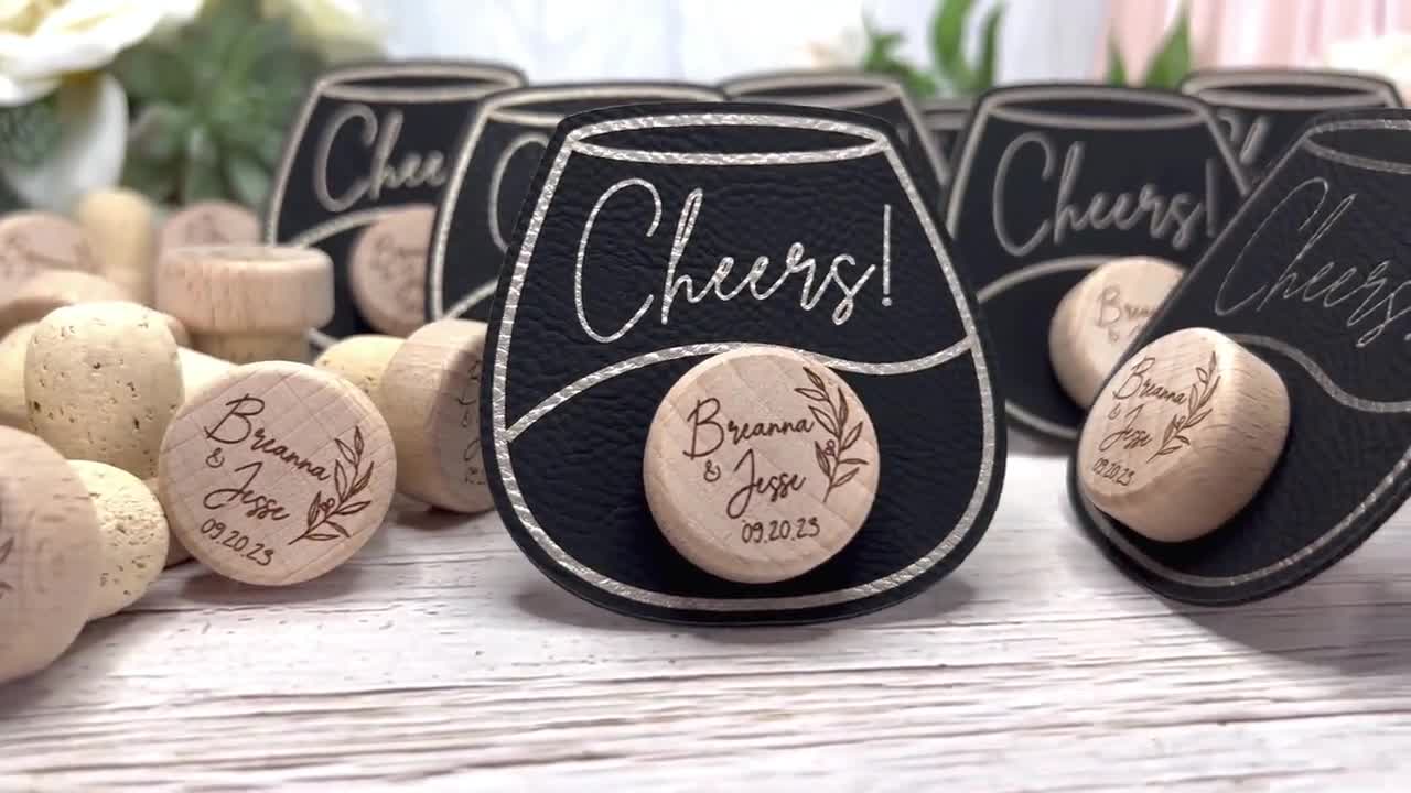 Personalized Wine Bottle Stopper, Cork Bottle Stopper, Custom Wine Stopper  Wedding Favors, Wine Cork Favor Custom Wine Stopper, Cork Stopper