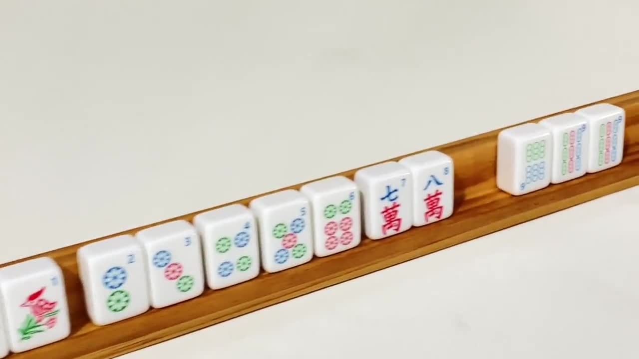木製麻雀牌ラック4個パック - ストレートバック、オプションの収納