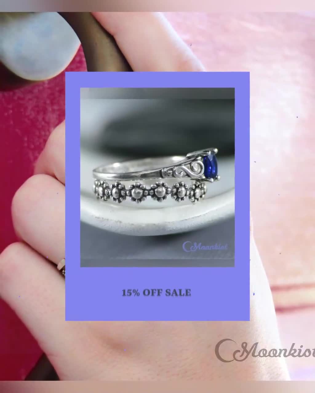 Clearance!!Women'S Unique Floral Silver Engagement Rings,Beautytop  Moonstone Treasure Sapphire Rings For Women Shiny Jewelry Lovers Ring,Women  Gift Sets Sale : : Fashion