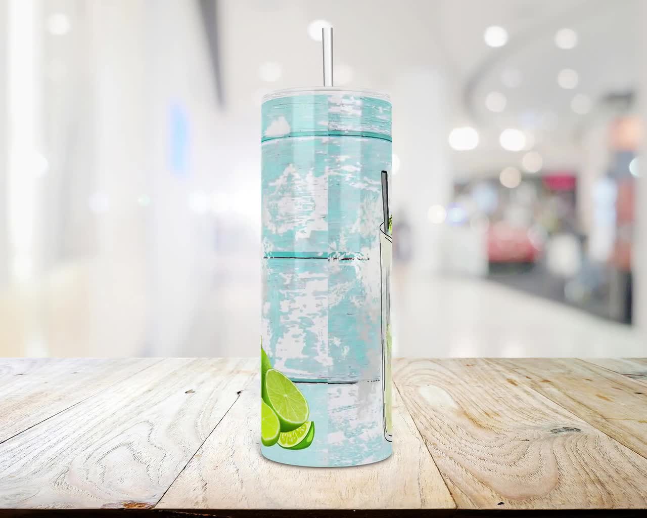 20 oz Alu Water Bottle White Sublimation with Colored Straw Cap – SSUPhoto  Designs