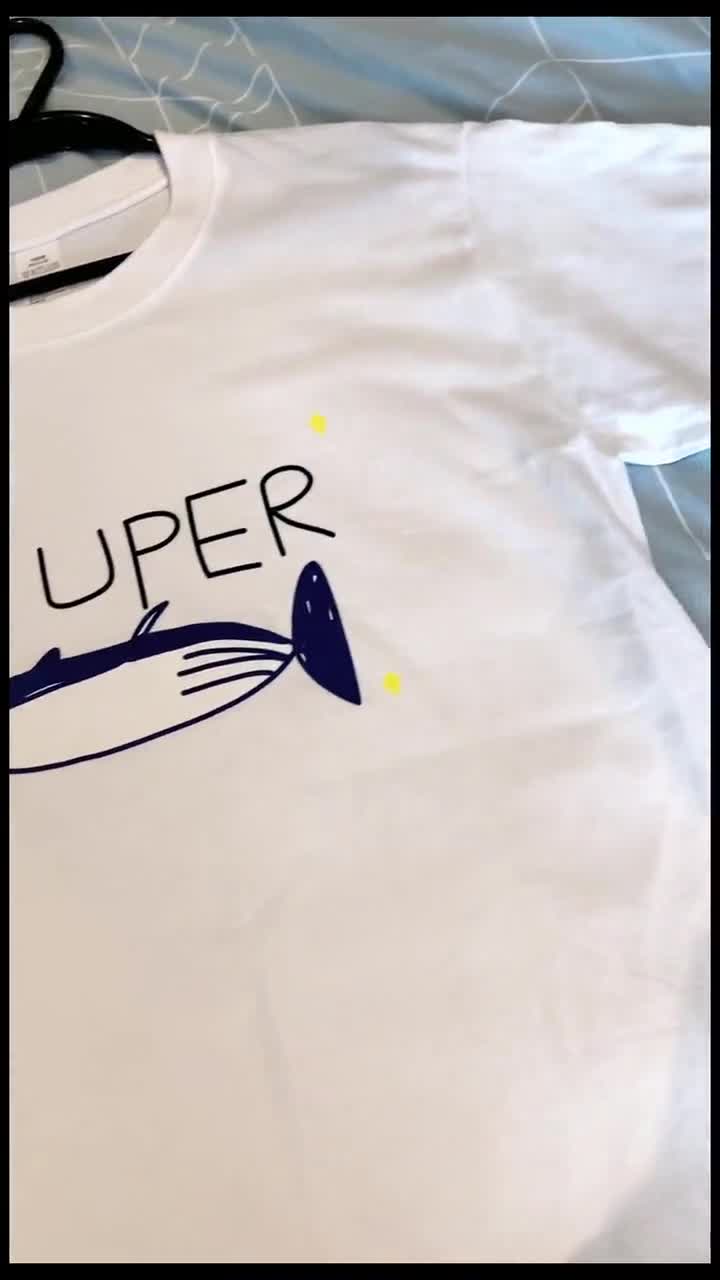 BTS Jin-Inspired White SUPER Tuna T-shirt – unnielooks