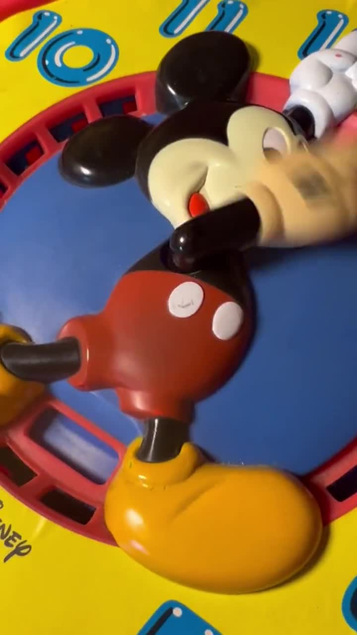 Vintage 1981 Mattel Mickey Mouse Disney Talking Clock - Etsy Canada