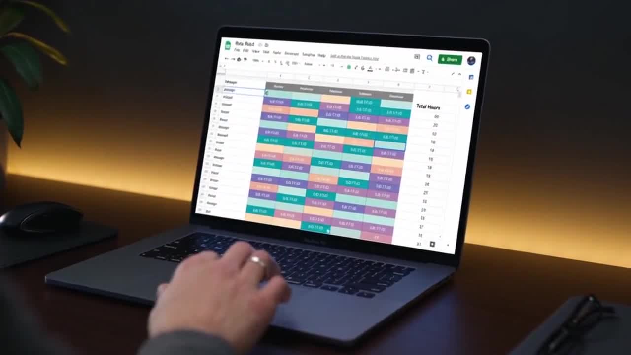 Care Home Staff Rota Excel | Weekly Monthly Schedule, Sleep In Tracker (Digital Download) video poster