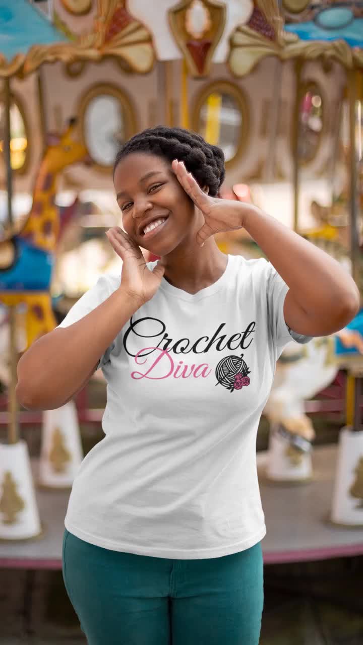 Crochet Diva Shirt Crochet Shirt Crochet Gift Ideas Crochet Mom Gifts  Crochet Lover Gift 