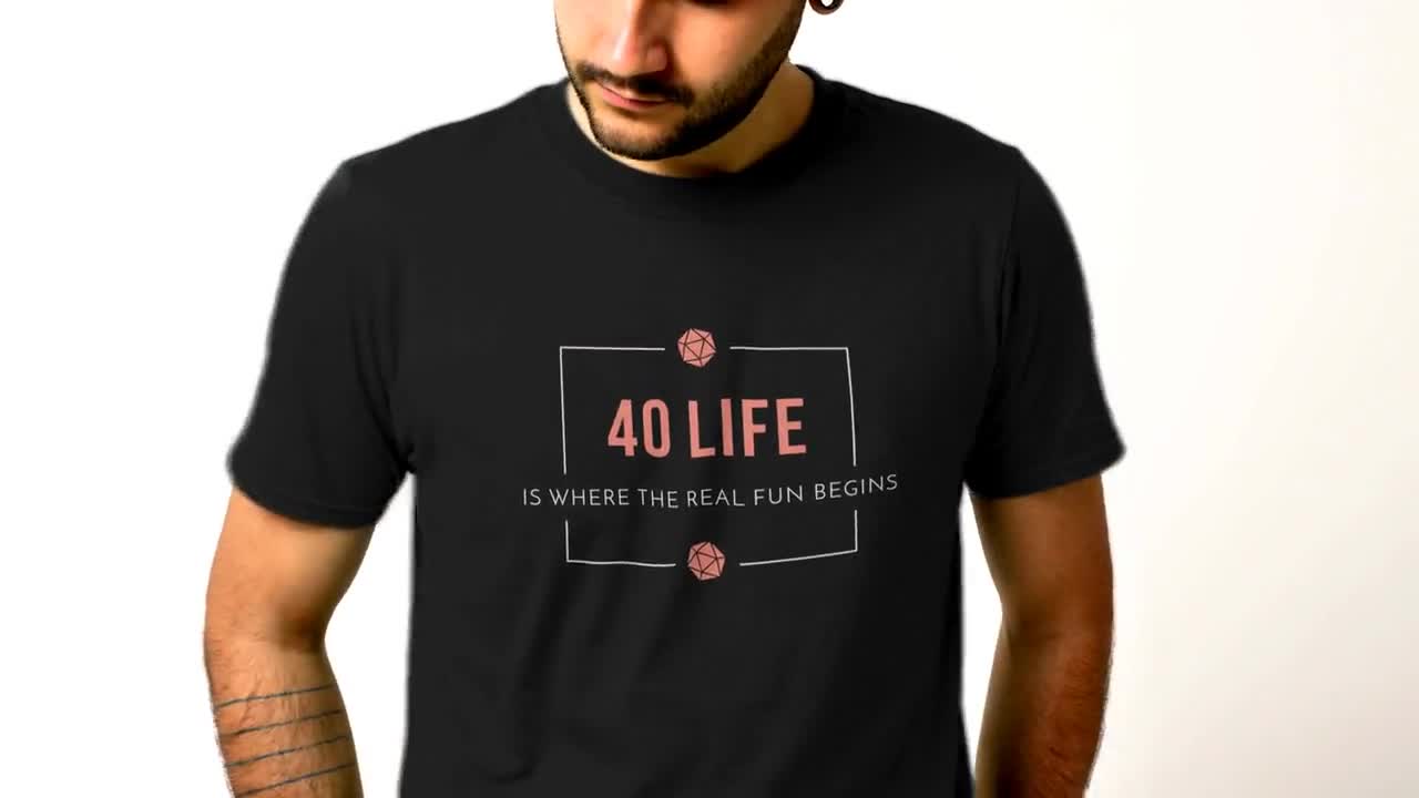 40 Life Magic the Gathering EDH / Commander Unisex T-shirt or