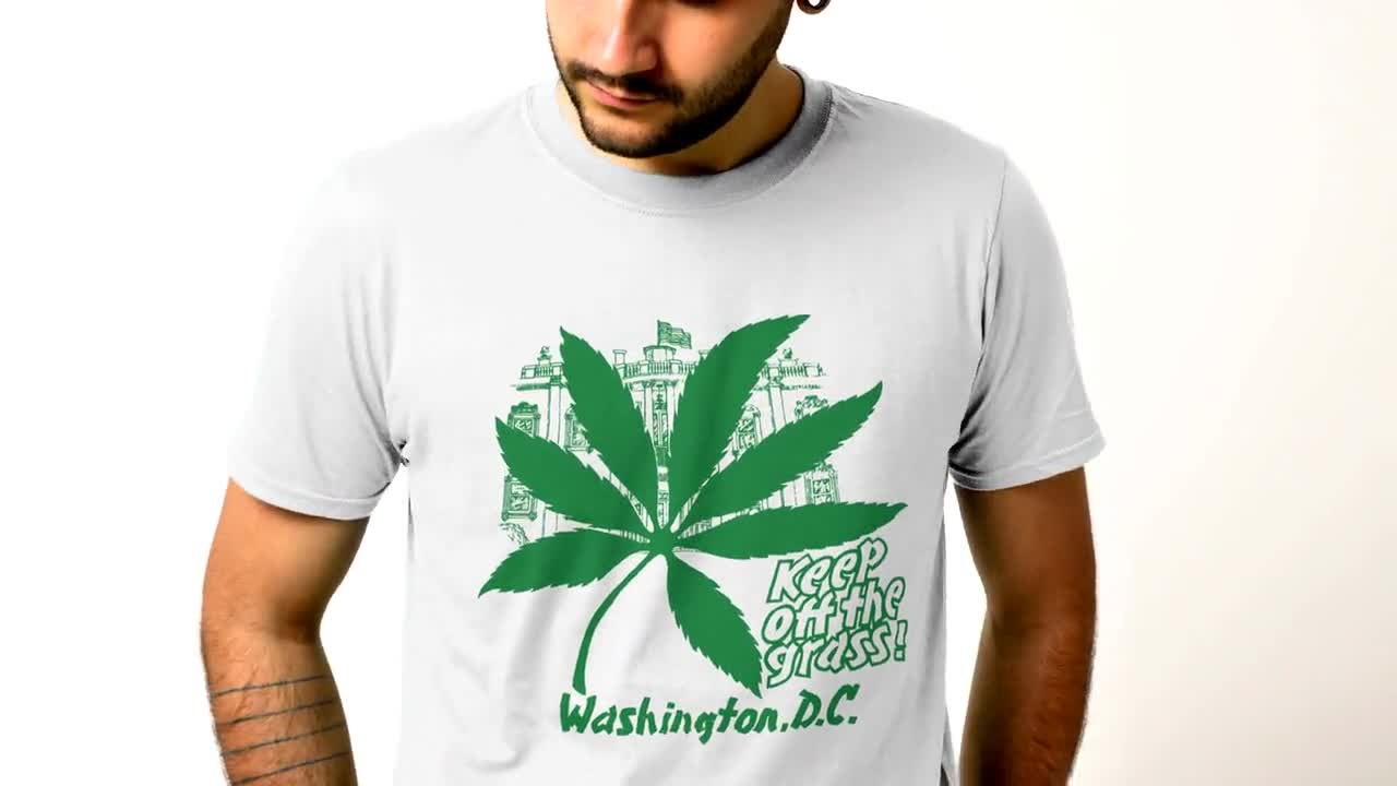 Keep off the Grass Washington D.C Shirt, Funny 420 White House Tee, Vintage  Weed Shirt, Hemp Enthusiast, Marijuana Leaf Tee Gift for Pothead