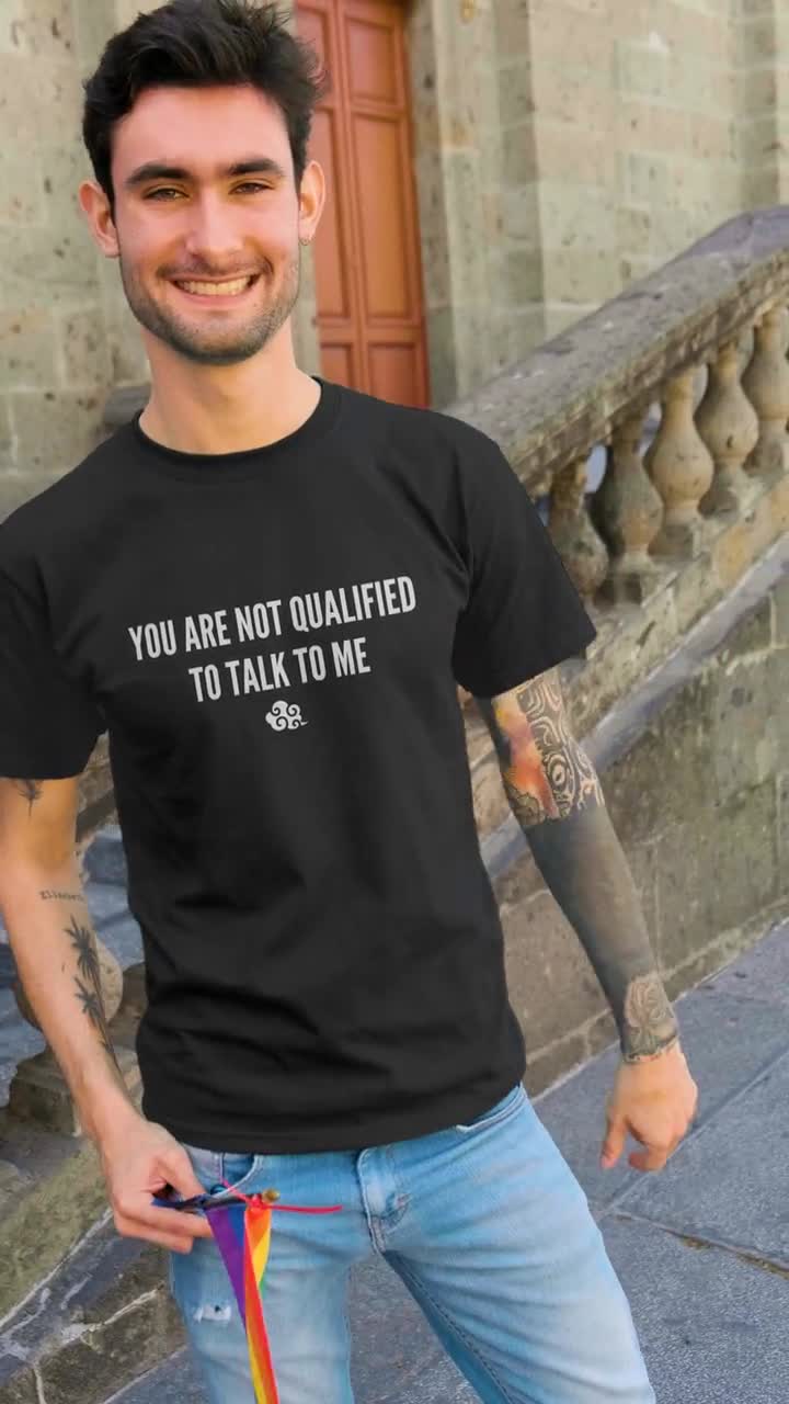 The Untamed 陈情令 - Lan Wangji/ Lan Zhan - You Are Not Qualified To Talk To  Me T-Shirt - High-Quality Cotton, Unisex Fit