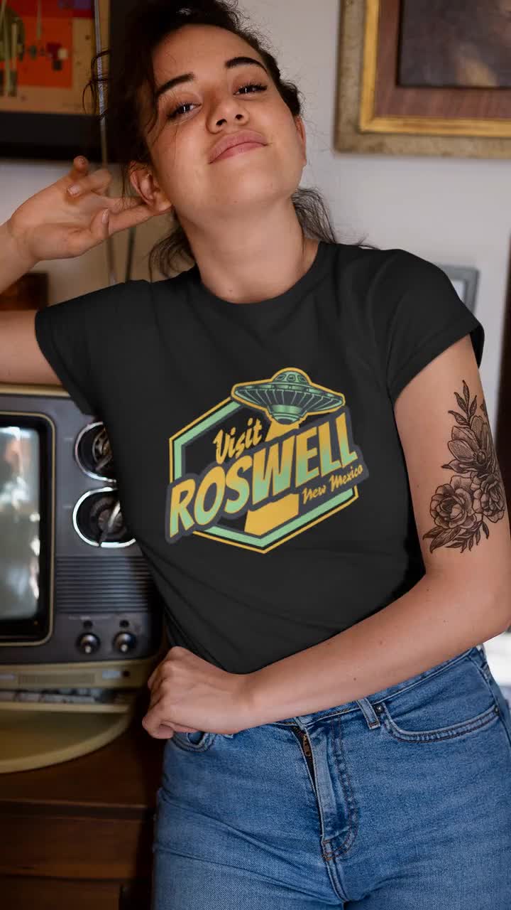 Tatuaggio regalo alieno UFO Area 51 Roswell' Vestito felpa donna