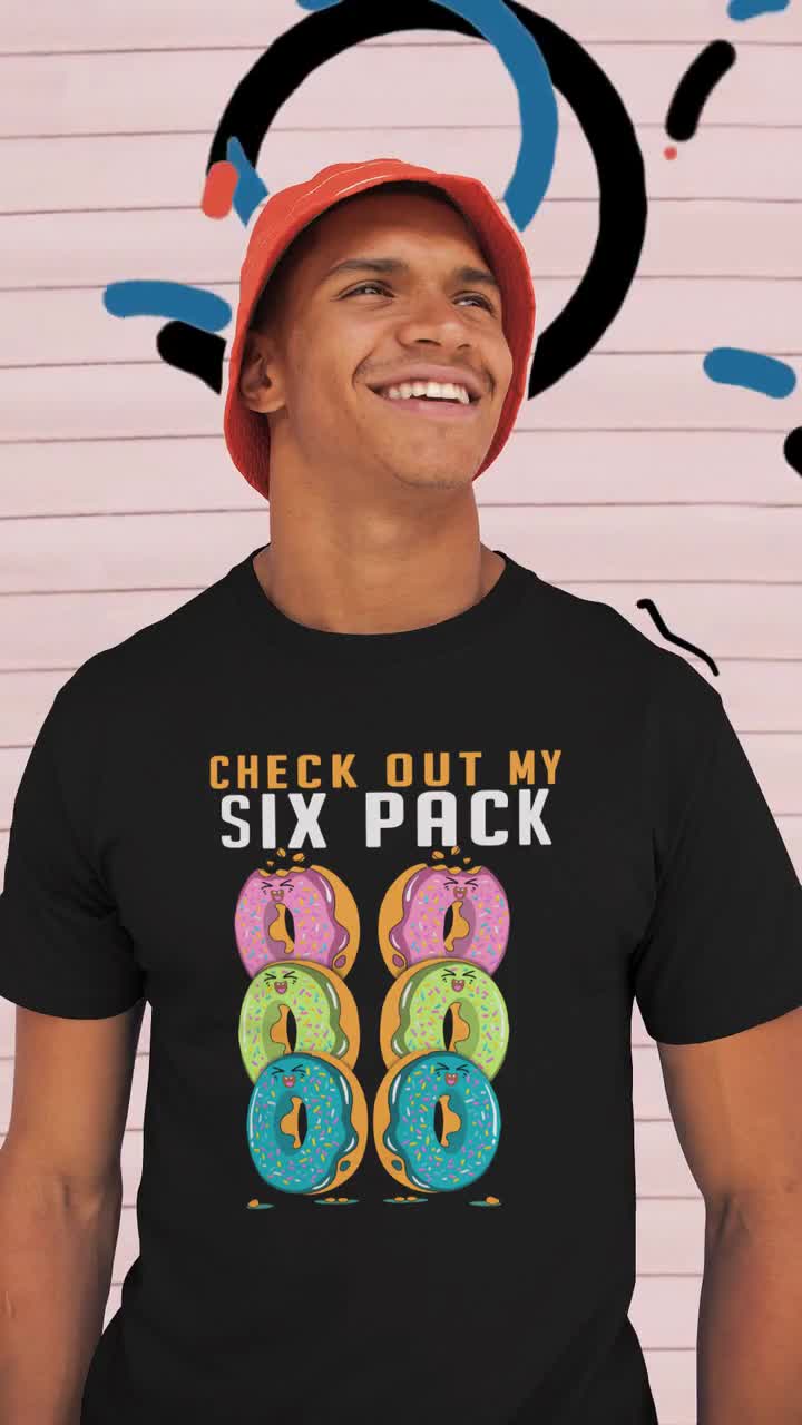 Check out my Six Pack Donuts, gym shirts, men fitness, funny exercise  shirt, funny fitness shirts, workout clothes, fitness motivational gym  shirts
