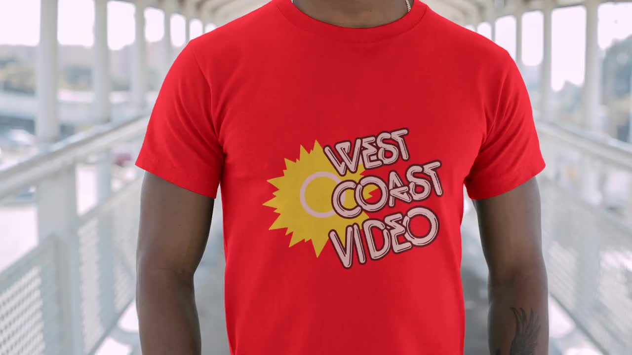 West Coast Video T-shirt – Retro 90s VHS Store Graphic Tee 