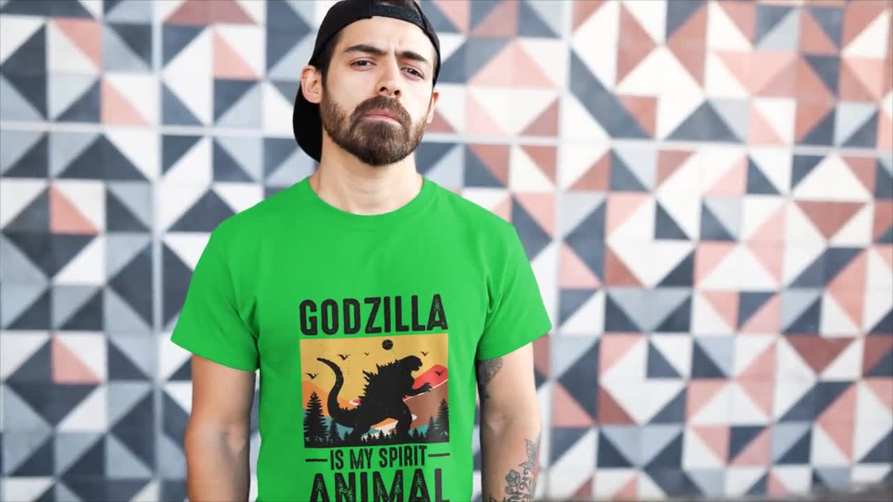 godzilla is my spirit animal shirt