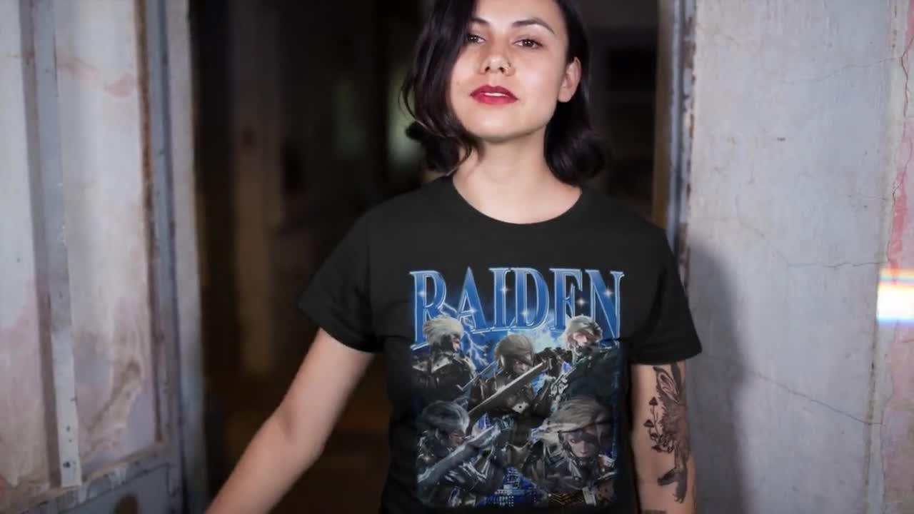 Unisex Raiden Metal G Rising Revengeance Bootleg Gaming T-shirt