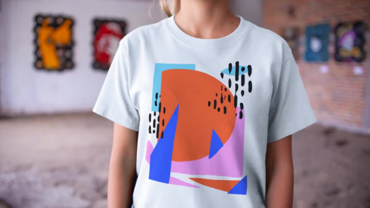 Graphic Abstract Shirt Art Drawing Shirt Boho Tshirt 