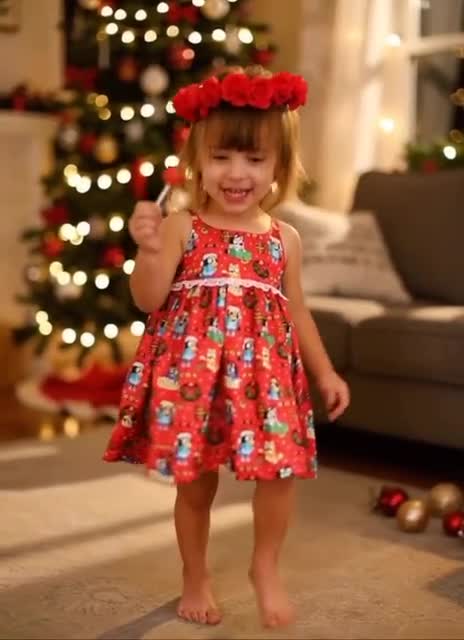bluey christmas dress Handmade Bluey Christmas Outfit