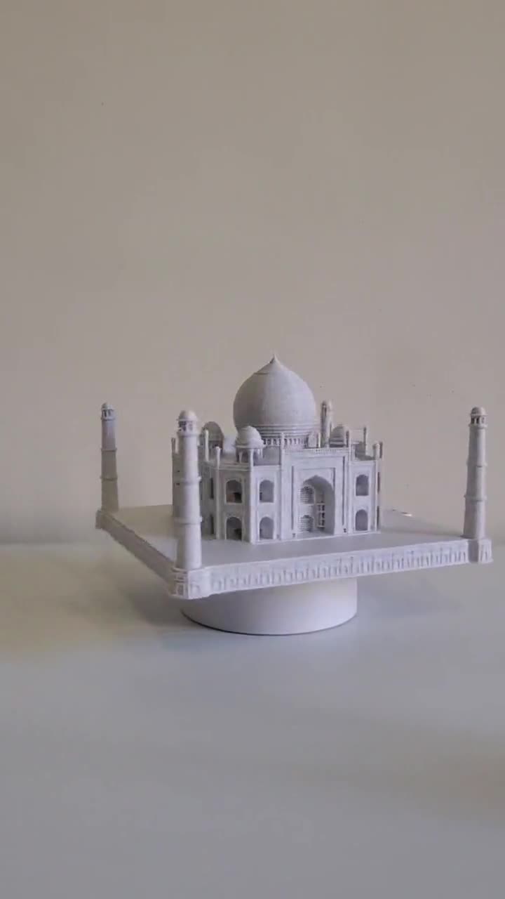 タージ・マハル模型 - 手作りの建築レプリカ、ホームデコレーション