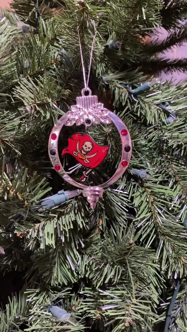Tampa Bay Buccaneers LED Blinking Christmas Ornament 