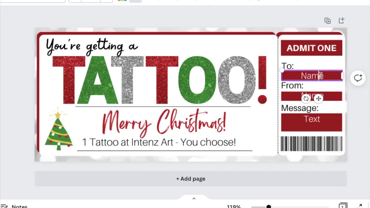 Shatterproof Tattoo Gift Certificate — Shatterproof Tattoo