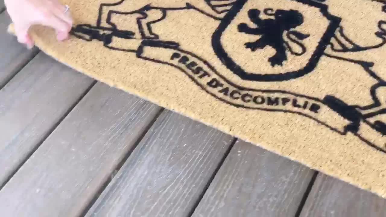 Felpudo Entrada Casa Original Divertido Caucho Resistente Flocado Huellas  Familia – De Carpet