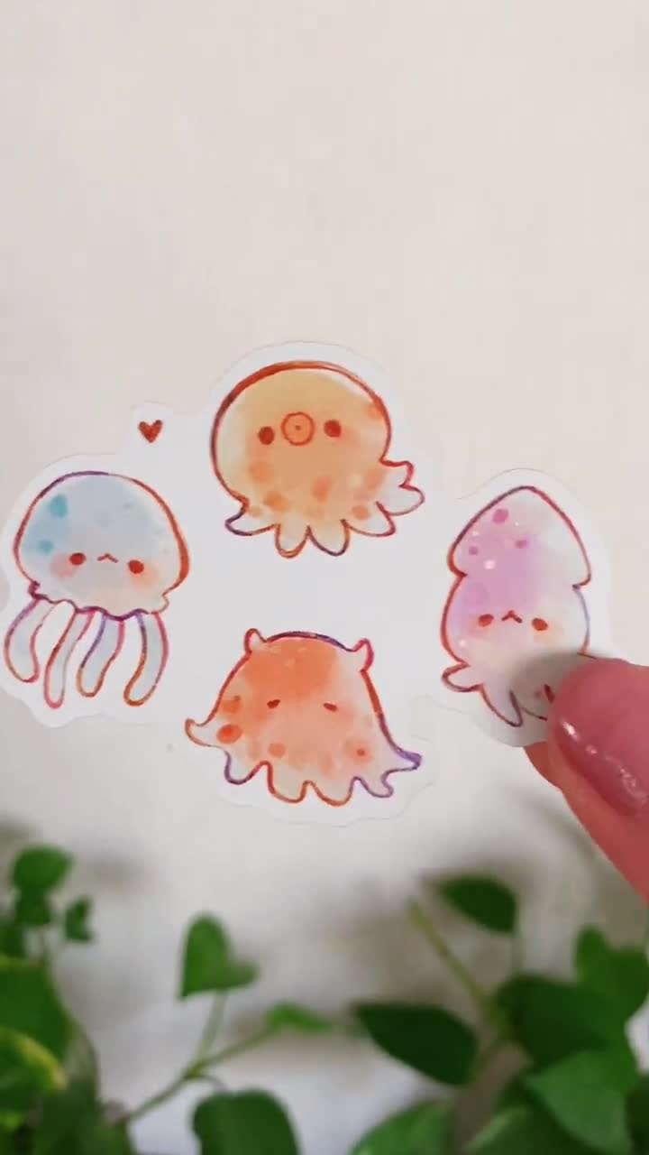 Cute Chonky Animals 2 Stickers/ Matte/ Holographic/ Die Cut