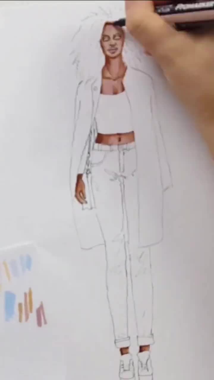 Fashion Sketching 101 8 Steps on How to Draw Fashion Figures  College  Fashion