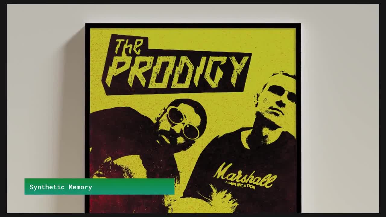 The Prodigy Poster 90s Rave Big Beat Wall Art Digital Download A1