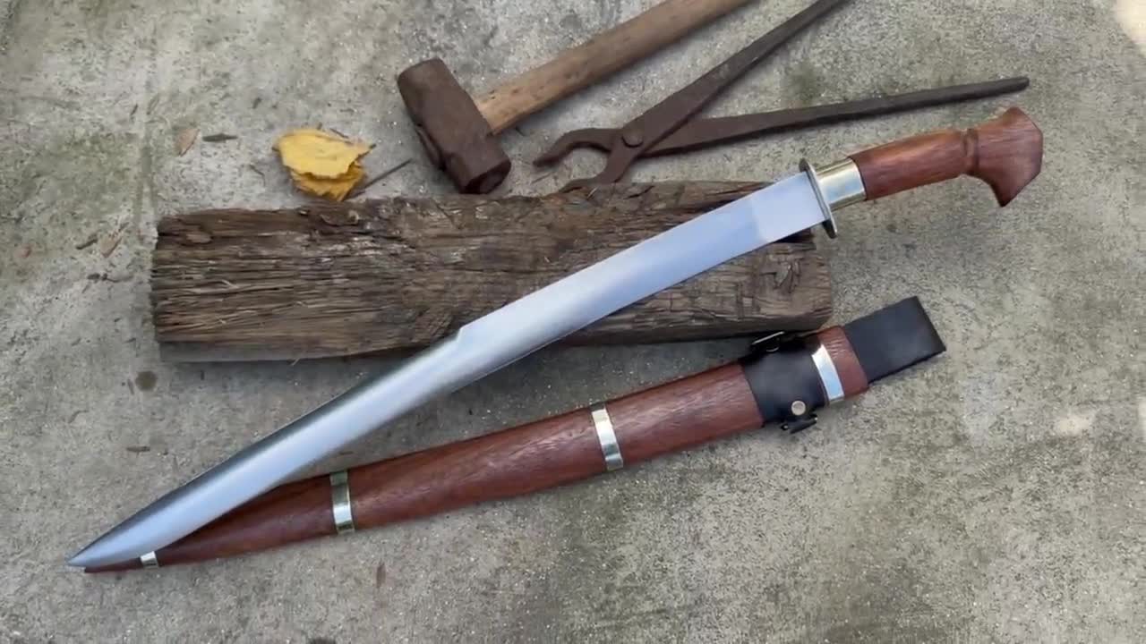 BICUCO 剣 / 長さ 20 インチの刃の手鍛造フィリピン剣 / マチェーテ