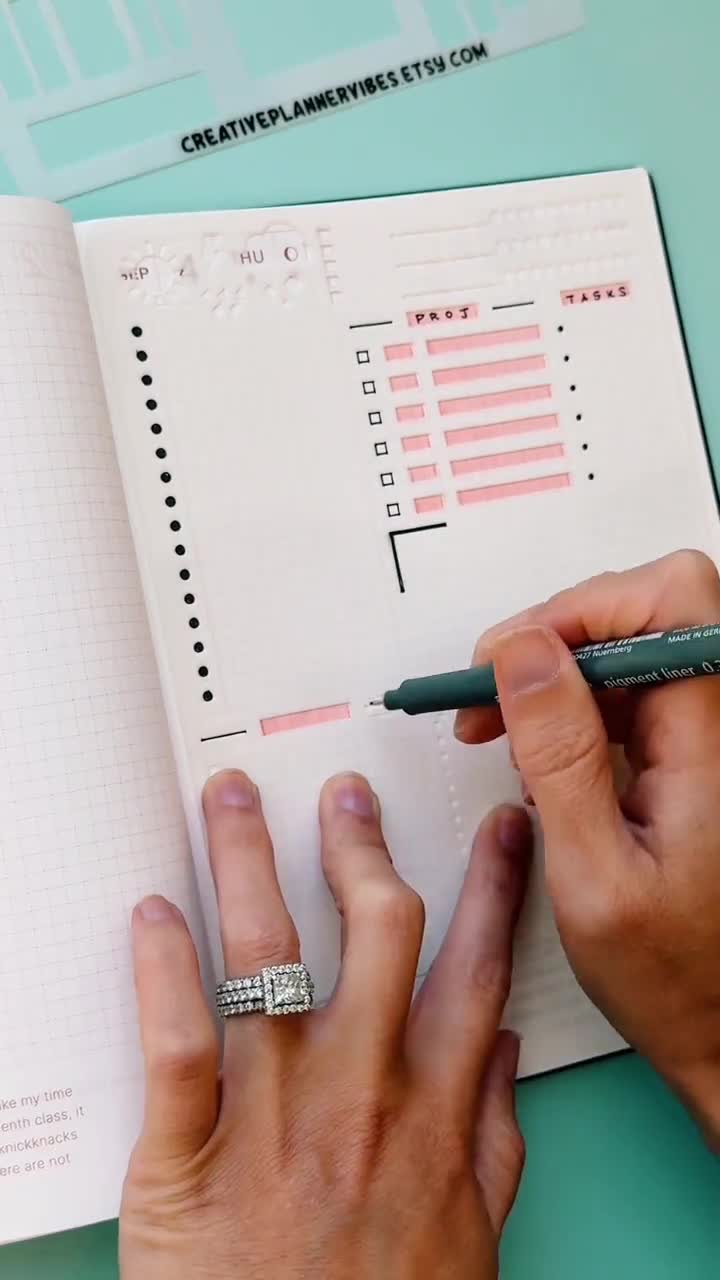 ほほさん7番専用ページ ほぼ日カズン A5プランナー フルページテンプレート＆ステンシル