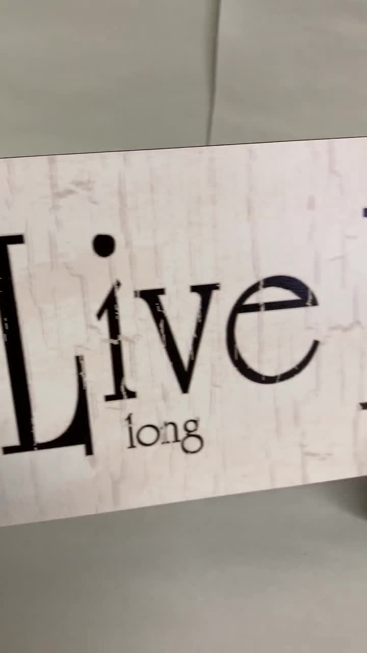 PrimoLiving Live Laugh Love Galerie Photos pour 5 Photos Blanc